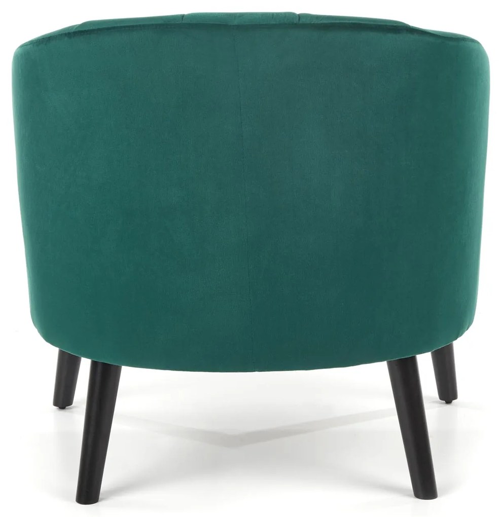 MARSHAL Fotel wypoczynkowy, Ciemny zielony, Klasyczny, Podłokietniki