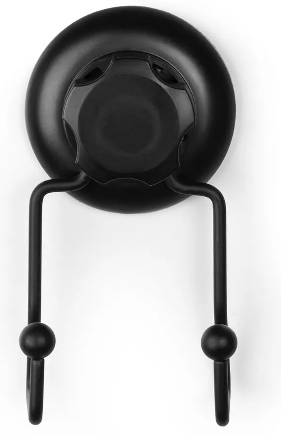 Czarny samoprzylepny podwójny haczyk ścienny Compactor Bestlock Black