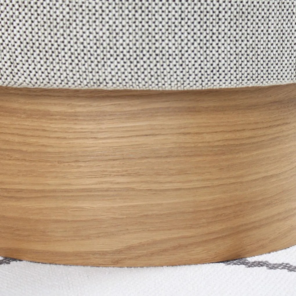 Stołek Barren Pouf Grey