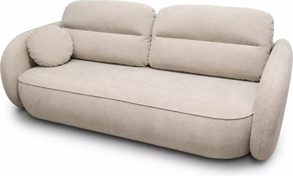 Kanapa Blando – sofa z funkcją spania DL i pojemnikiem na pościel, nowoczesna do salonu