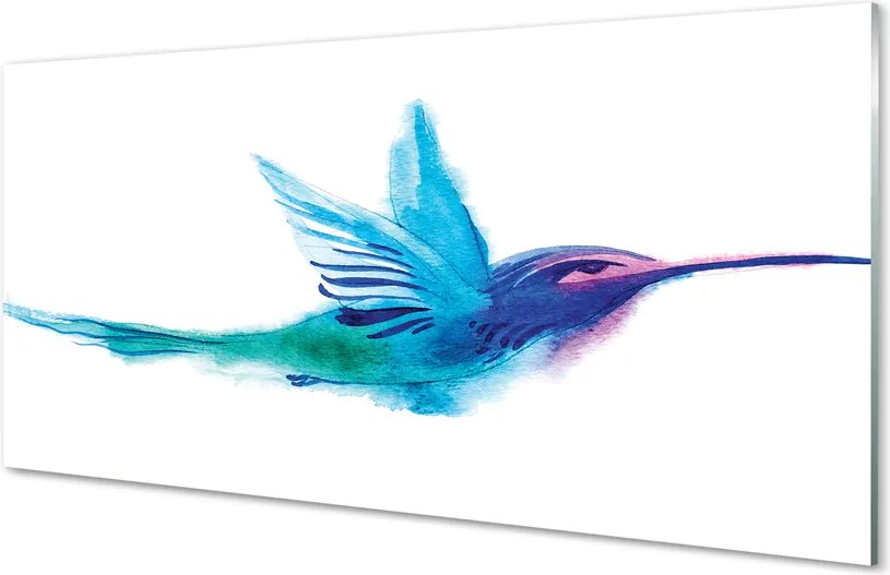 Panel szklany do Kuchni Papuga w Stylu Malarskim