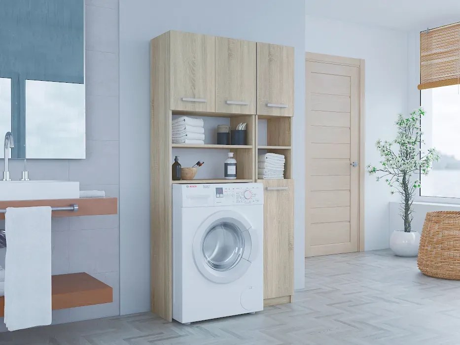 Zestaw mebli łazienkowych w kolorze dąb sonoma D0-S61