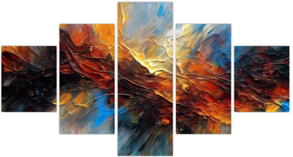 Obraz - Tekstura koloru (125x70 cm)