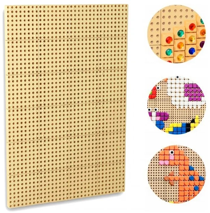 Masterkidz panel ścienny tablica naukowa kreatywna stem 120x80 cm bez panelu montażowego