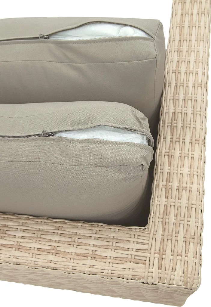 Zestaw rattanowy MALIBU dla 6 osób (cappuccino)