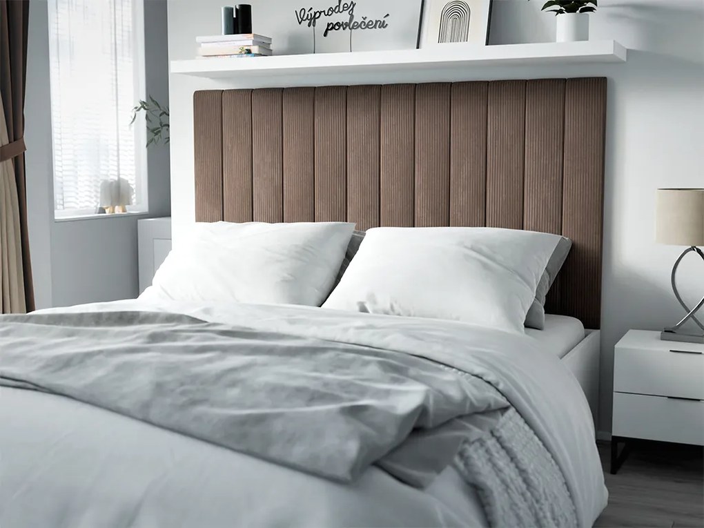 Tapicerowany panel ścienny FRAME LINCOLN 15x90 cm Kolor: Jasnoszary