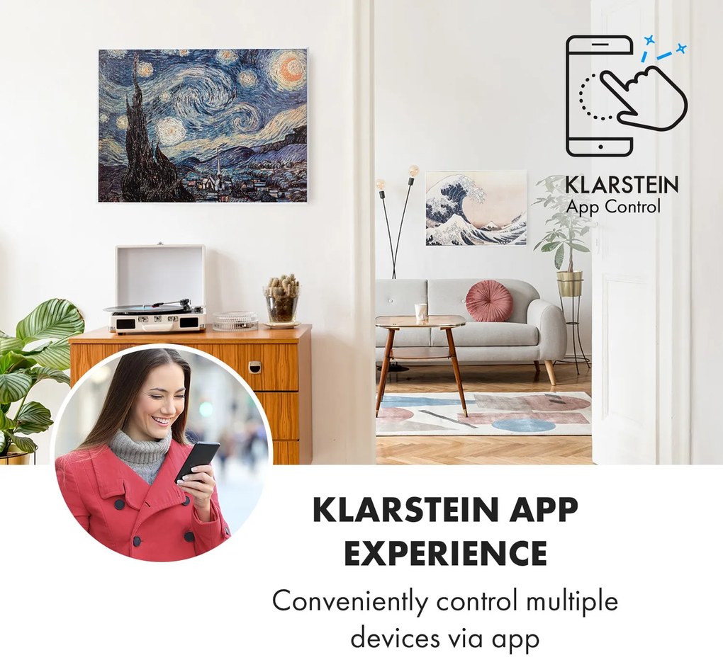 Klarstein Wonderwall Air Art Smart Panel grzewczy na podczerwień