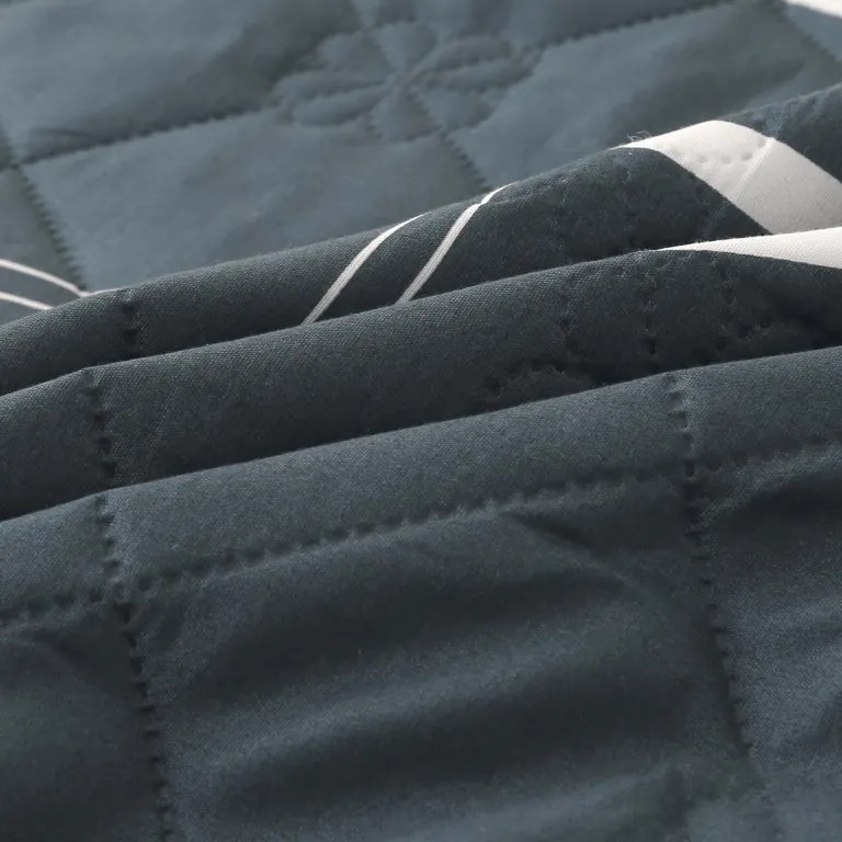 Letnia kołdra GRIDON 140x200 cm, czarna