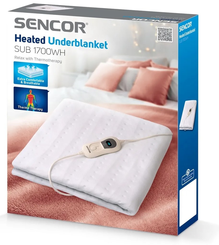 Elektryczny koc grzewczy Sencor SUB 1700WH