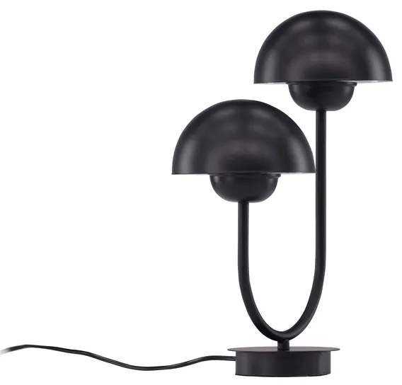 Czarna designerska lampa stołowa LYCKORNA