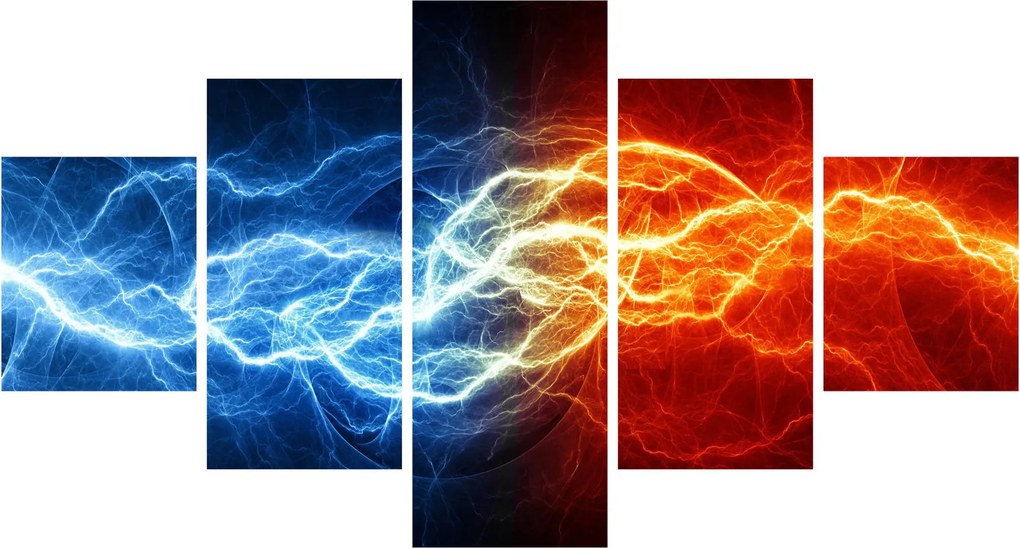 Obraz napięcia elektrycznego (125x70 cm)