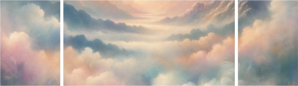 Obraz - Chmury (170x50 cm)