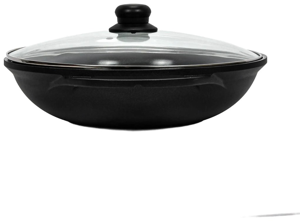 Wok ze szklaną pokrywką, Ø 32 cm