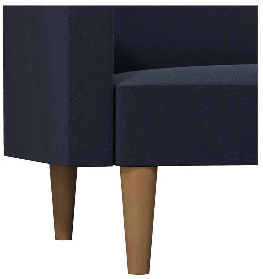 Ciemnoniebieska rozkładana sofa Støraa Mainstays
