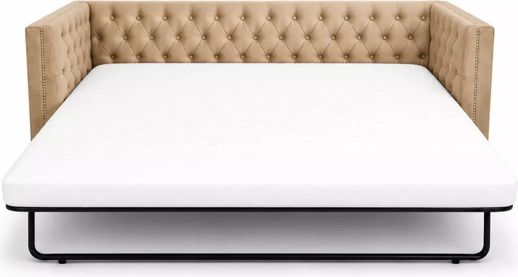 Kanapa Luxury 2 – ekskluzywna sofa z pikowanymi boczkami i oparciem z możliwością personalizacji