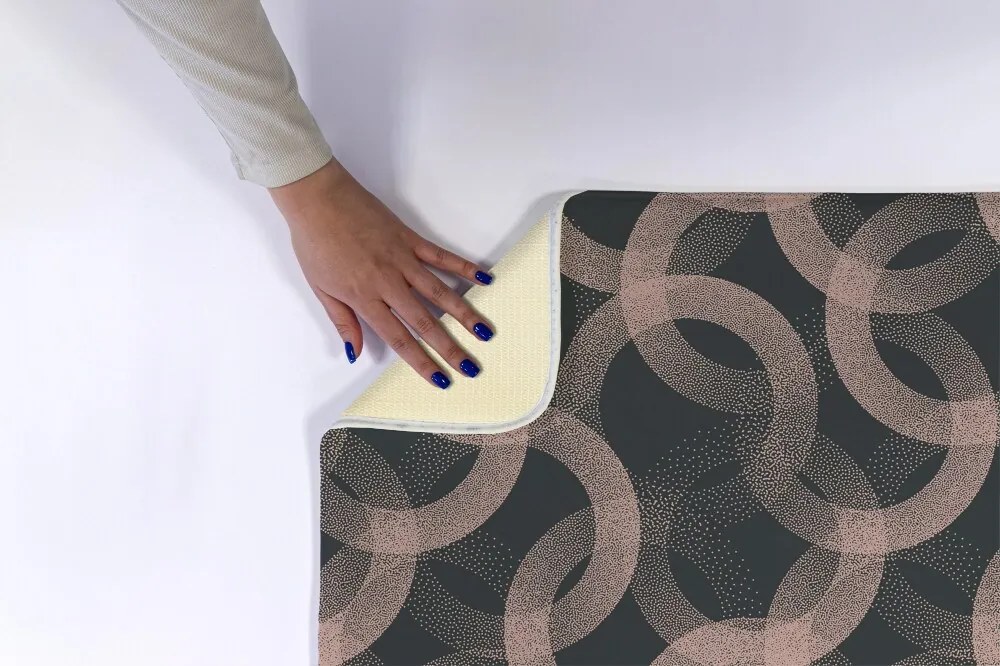 Dywanik pod prysznic Dywanik pod prysznic Koła Abstrakcja