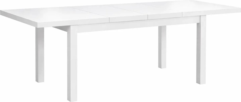 Minimalistyczny biały rozkładany stół A4-H69