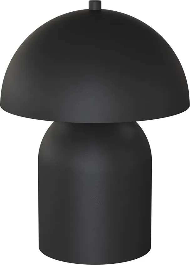 Nowoczesna czarna lampka nocna w kształcie grzybka P3-E76