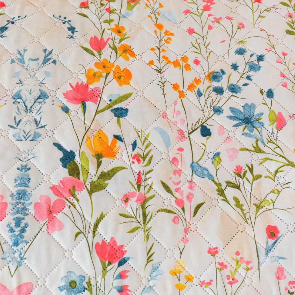 Narzuta na łóżko MILLEFLEUR, kolorowa Rozmiar: 170 x 210 cm