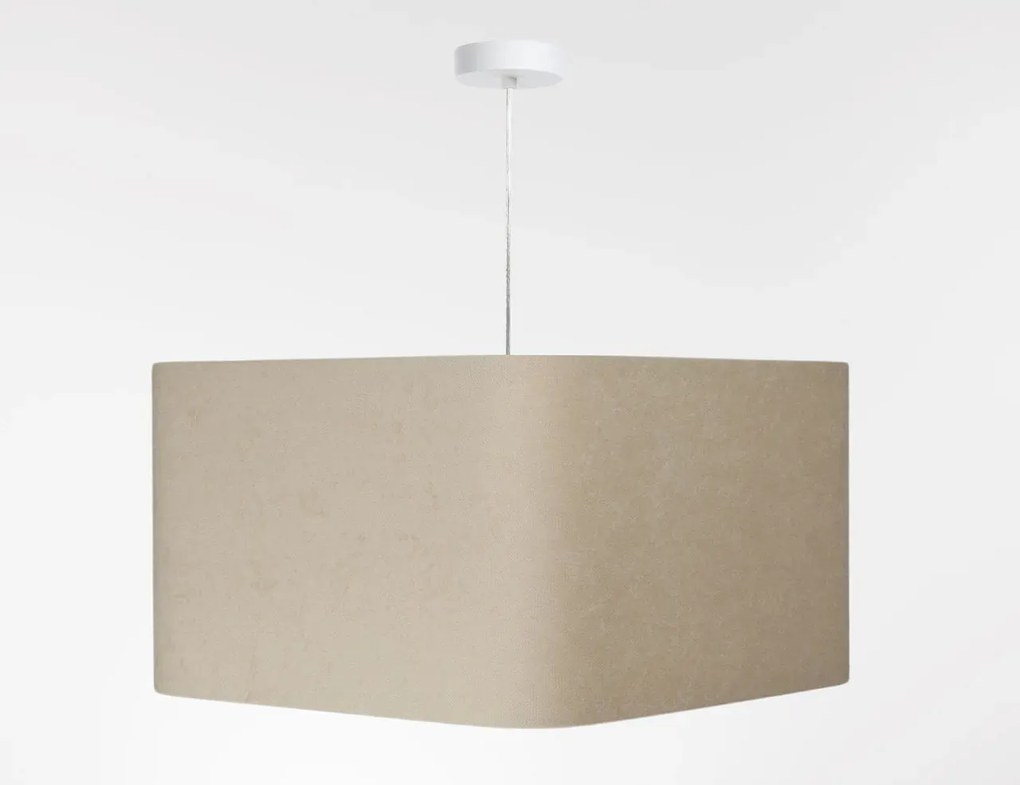 Lampa wisząca KWADRO SUE 40w30 beżowa/złota BPS KONCEPT