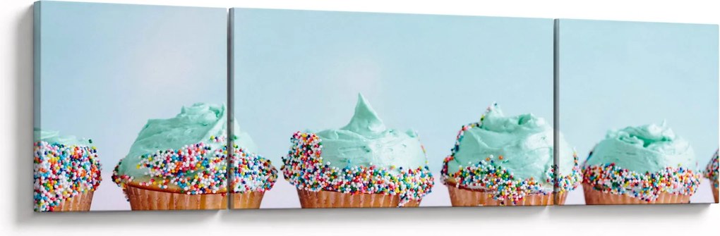 Obraz cupcakes (170x50 cm)