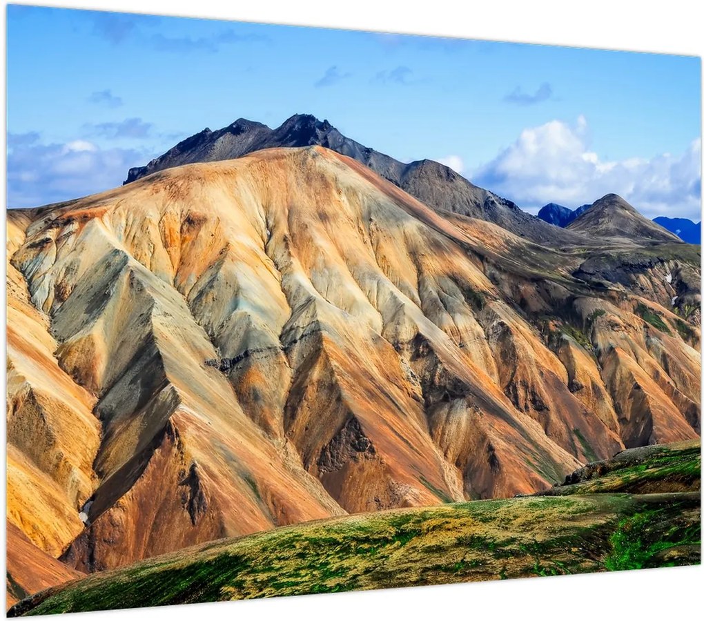 Obraz na szkle - Landmannalaugar (70x50 cm)