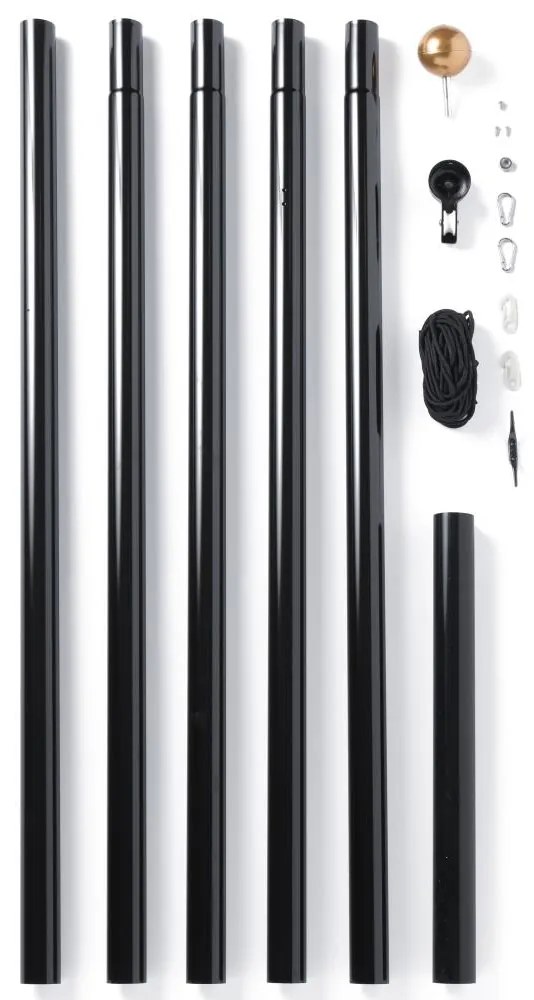 Twinkly TWP-01K-POLE-B - Stojak zewnętrzny na choinkę 6 m, czarny