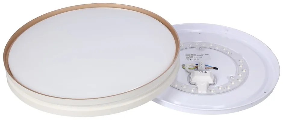 Biała lampa sufitowa LED 40x40 cm Montana – Candellux Lighting