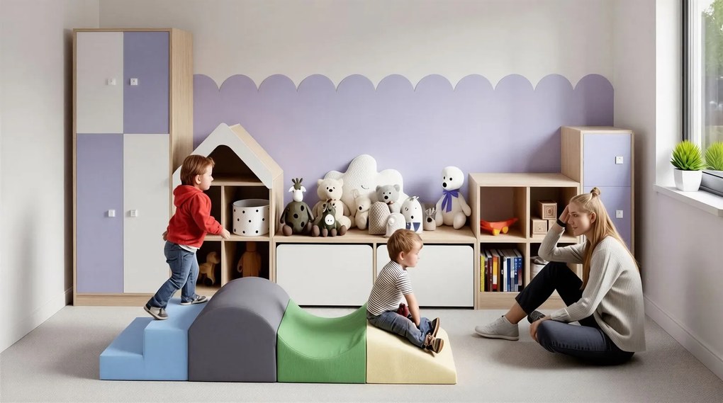 Modułowe kształtki do zabawy ruchowej - zestaw Playground H240-1