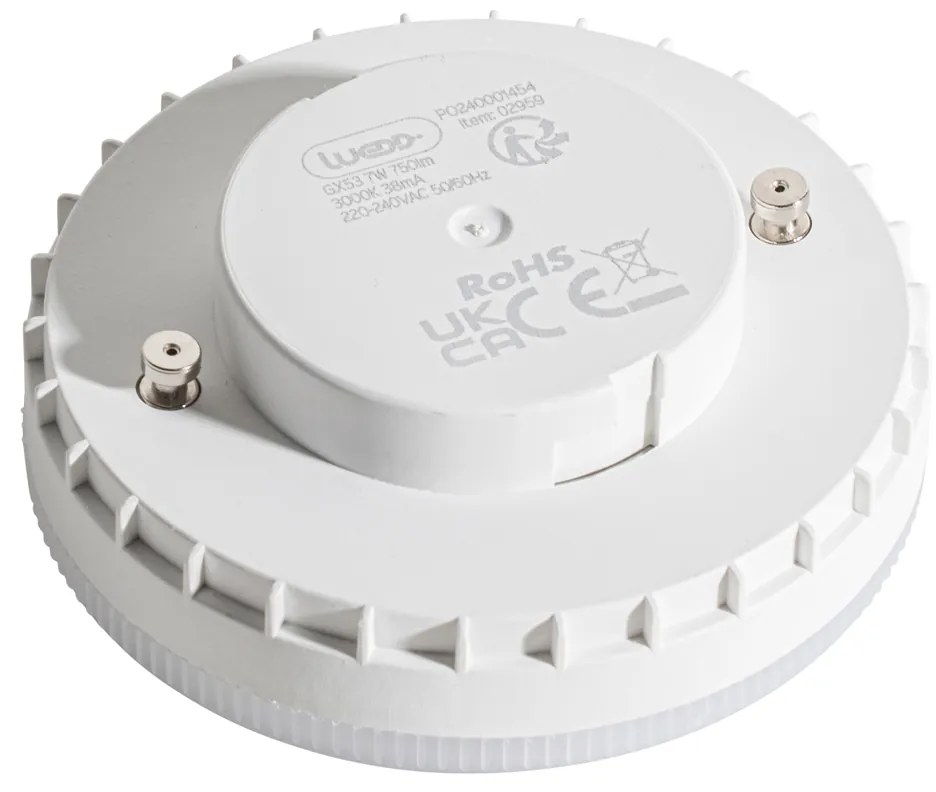 Zestaw 5 żarówek LED GX53 7W 750 lm 3000K