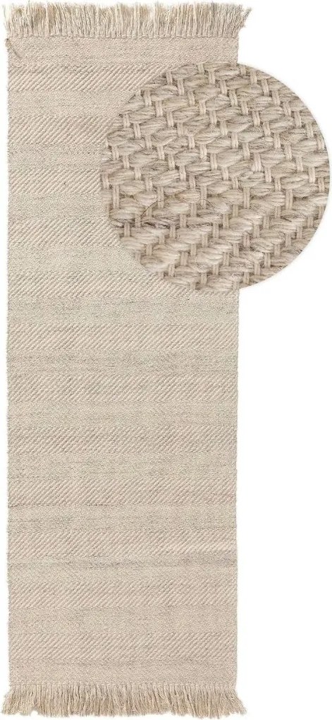 Wąski wełniany dywan Lars B do przedpokoju