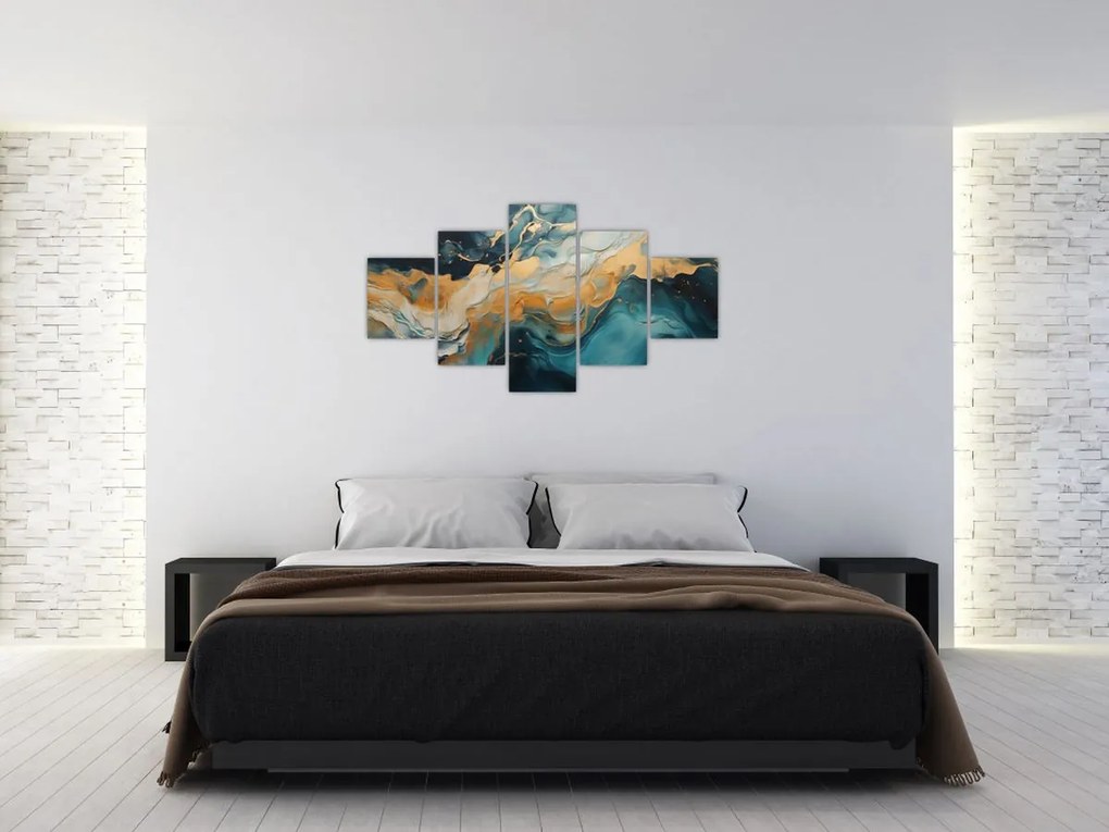 Obraz - Abstrakcja (125x70 cm)