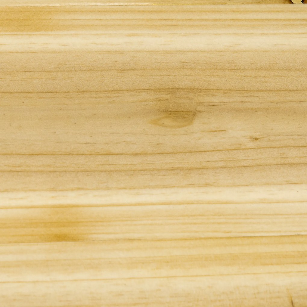 Outsunny Stojak na Rośliny z 4 Półkami Lite Drewno Odporny na Warunki Atmosferyczne Czarny Naturalny 46x25x91cm | Aosom PL