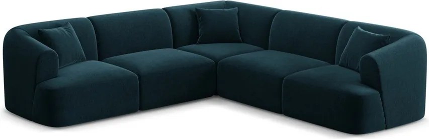 Morski aksamitny narożnik Campi – Cosmopolitan Design