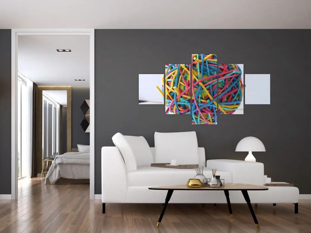 Obraz gumek (125x70 cm)