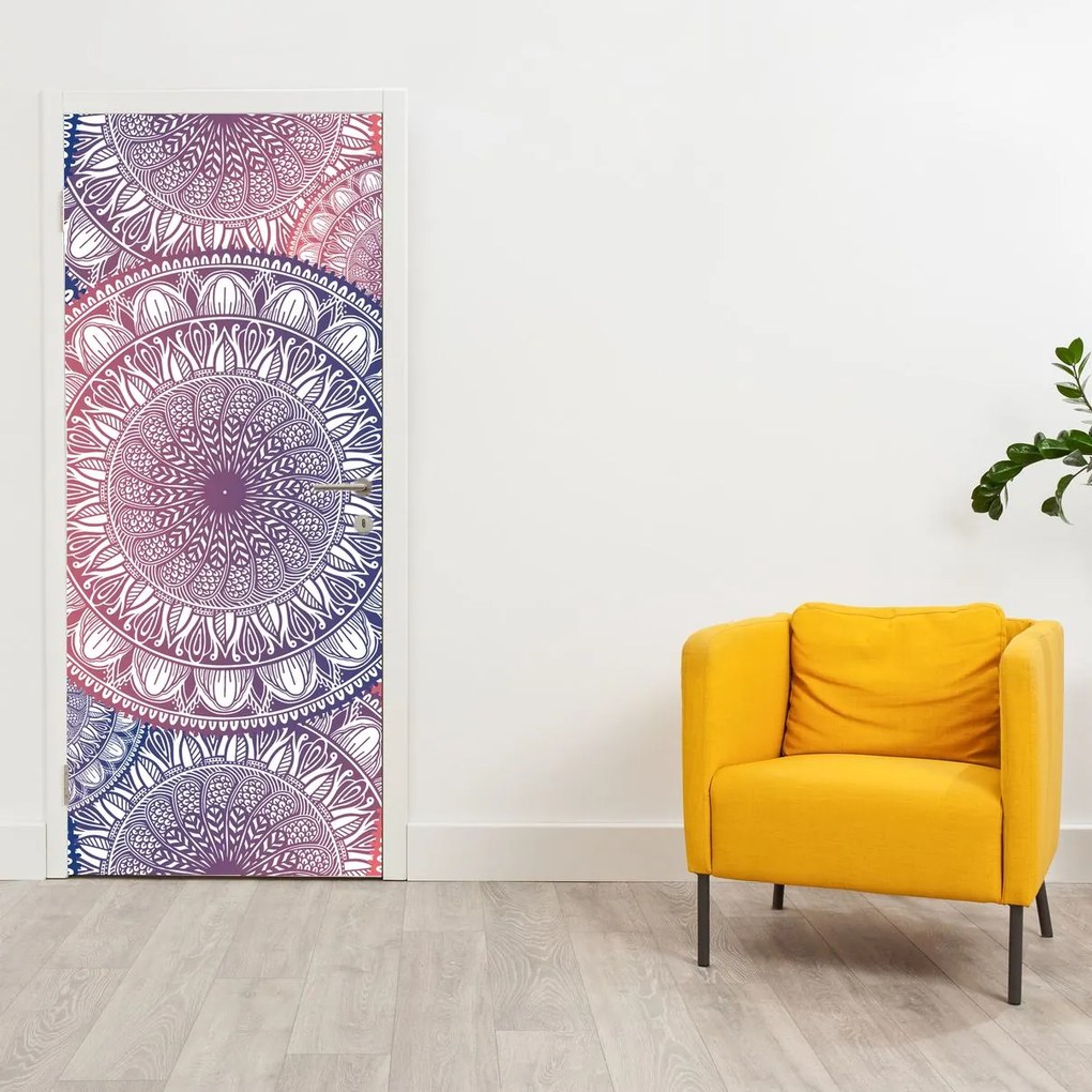 Fototapeta na drzwi - Mandale (95x205cm)
