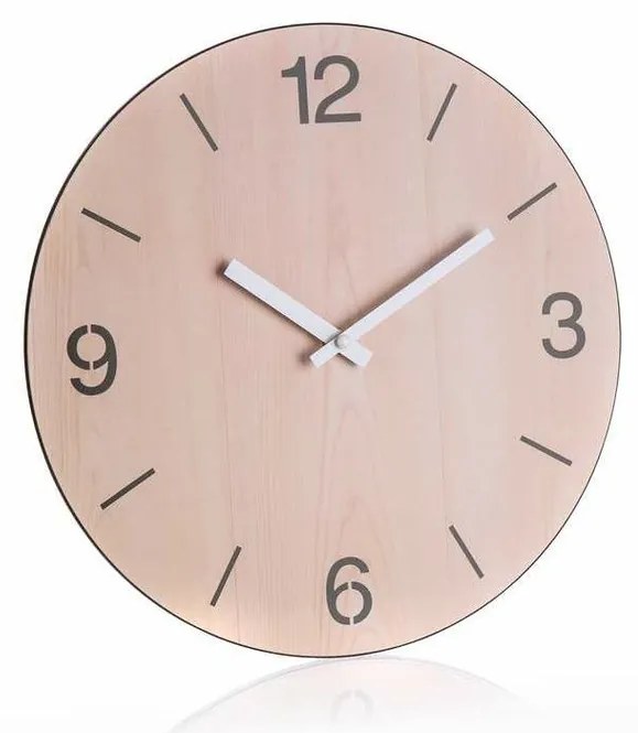 Zegar ścienny Wood, śr. 31 cm