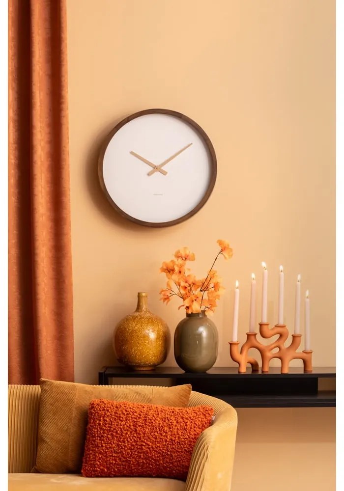 Szklany wazon w kolorze ochry Spatters – PT LIVING