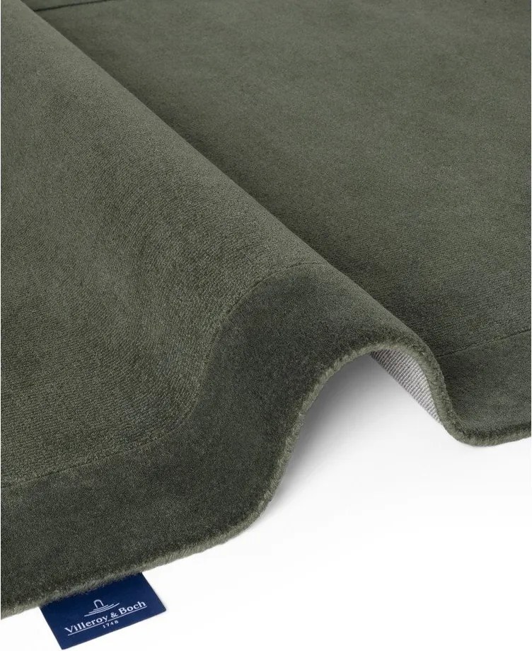 Ciemnozielony dywan z mieszanki wełny tkany ręcznie 120x180 cm Kari – Villeroy&Boch