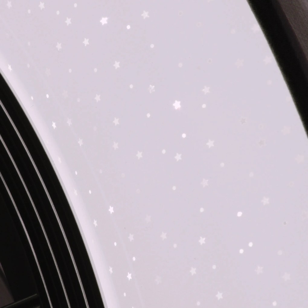 Szary wentylator sufitowy z efektem gwiazdy 47 cm z LED ściemnialny z pilotem - Emily