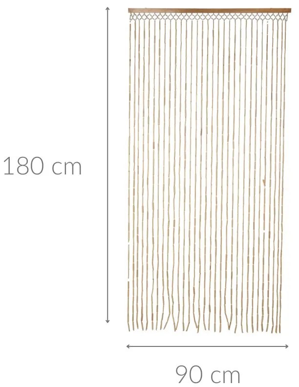 Koraliki na drzwi boho, 90 x 180 cm