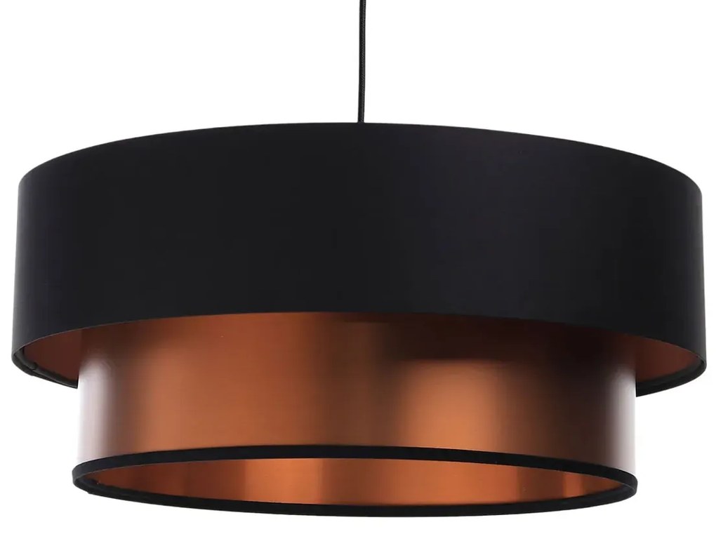 Lampa wisząca z dwuczęściowym abażurem - 7X S431 M8-E51