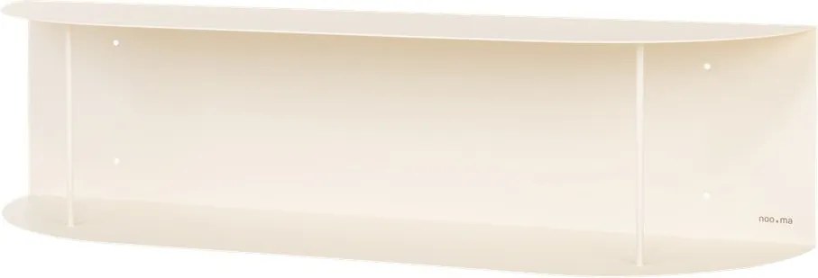 Beżowa wielopoziomowa metalowa półka 80 cm Lina – noo.ma