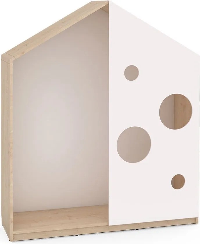 Regał Domek do przedszkola Feria klon