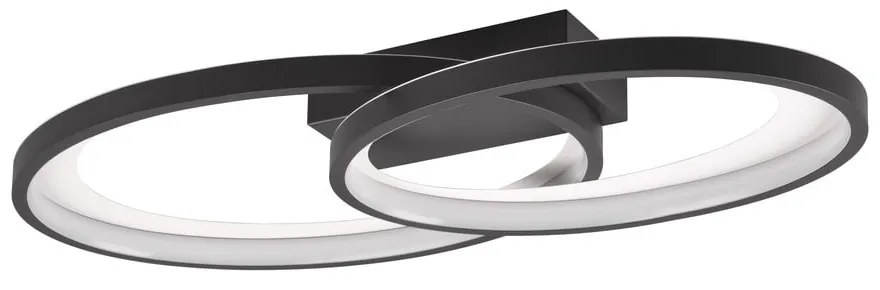 Czarno-biała lampa sufitowa LED 30x57 cm Malaga – Reality