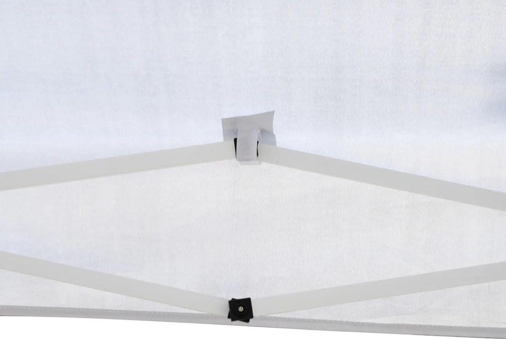 Outsunny Pawilon Składany 3x3m Stal Oxford Ochrona UV Imprezy Ogrodowe Biały | Aosom PL