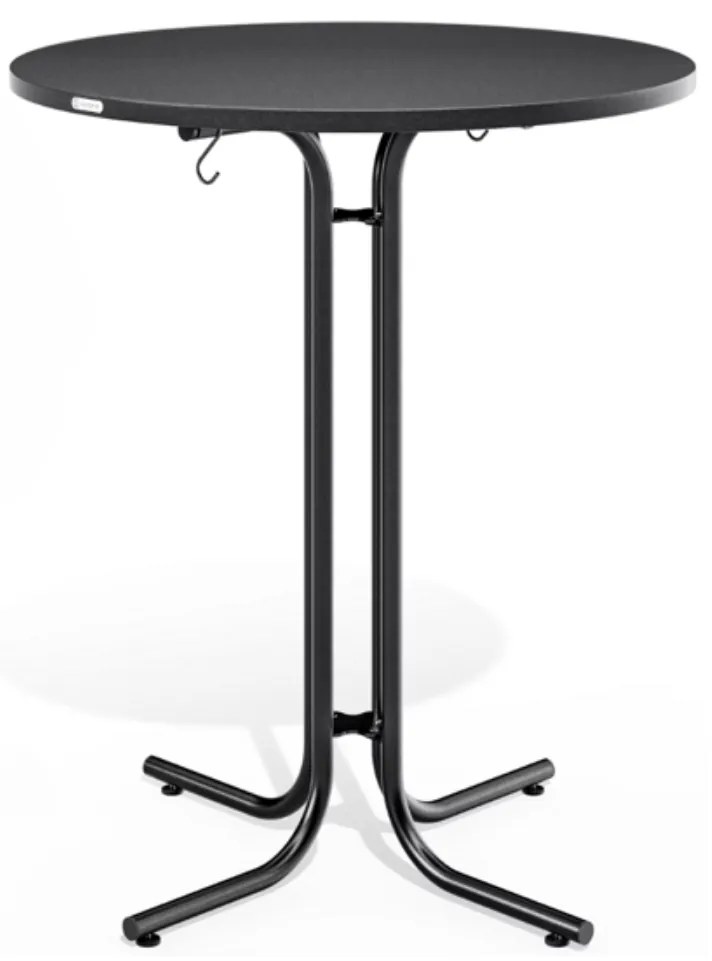 Casaria Stół barowy składany RAUL 110x80cm, szary