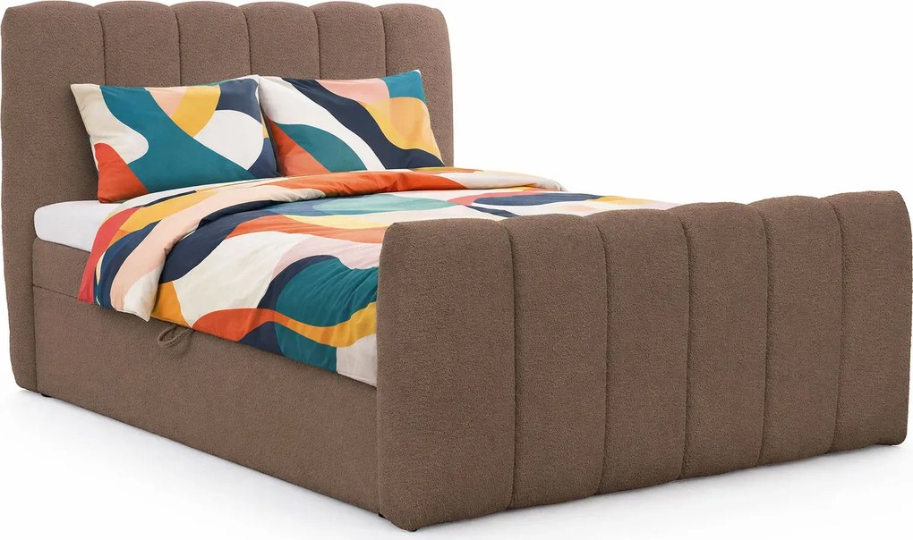 Brązowe łóżko kontynentalne chmurka N9-L01