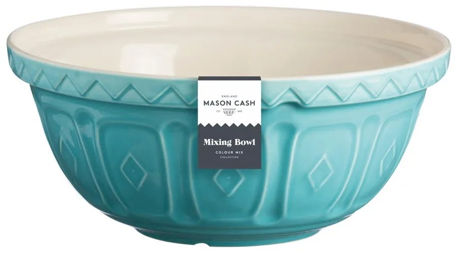 Turkusowoniebieska misa kamionkowa Mason Cash Mixing, ⌀ 26 cm