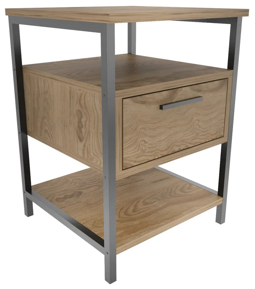 Stolik nocny Alba Black